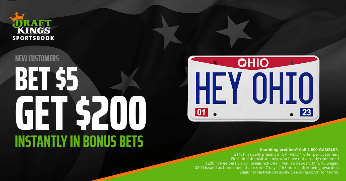 DraftKings Ohio Promo | Bet $5, Get $200 in Bonus Bets at DraftKings OH