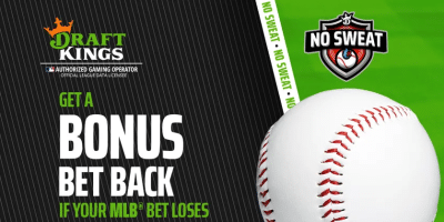DraftKings MLB No Sweat Bet