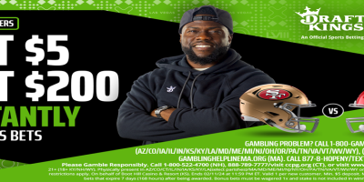 draftkings bet 5 promo get 200