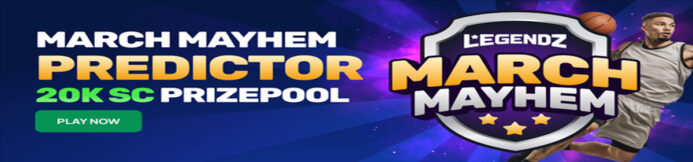 Legendz March Mayhem: Bracket Challenge, Weekly Raffles, & SC Prizes