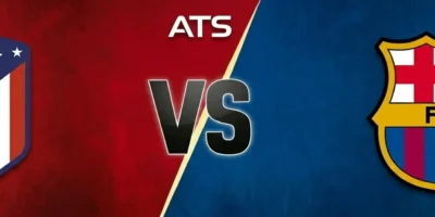 Atletico vs Barcelona prediction banner