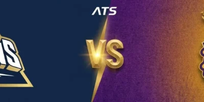 Gt kkr prediction banner using real team logos