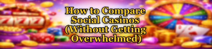 How to Compare Social Casinos Without Getting Overwhelmed