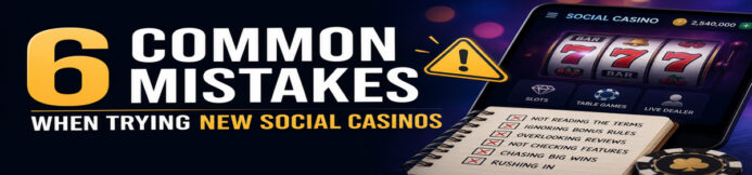 Trying a New Social Casino? Avoid These 6 Common Mistakes