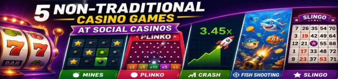 5 Non-Traditional Casino Games You Can Play at Social Casinos