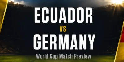 Ecuador vs Germany prediction World Cup Group E June 25