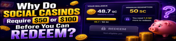 Why Social Casinos Set Such High Redemption Minimums ($50, $100, & Higher)