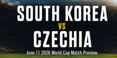 South Korea vs Czechia on June 11 – World Cup