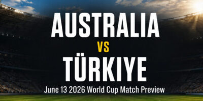 Australia vs Turkey on June 14 – World Cup