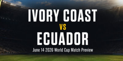 Ivory Coast vs Ecuador on June 14 – World Cup Group E