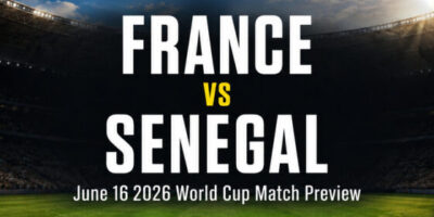 France vs Senegal on June 16 – World Cup Group I
