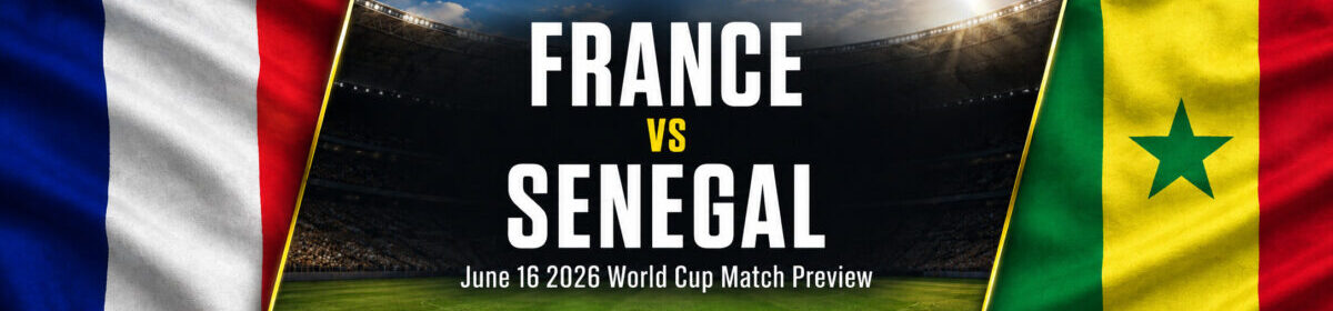 France vs Senegal on June 16 – World Cup Group I