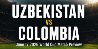 Uzbekistan vs Colombia on June 17 – World Cup Group K