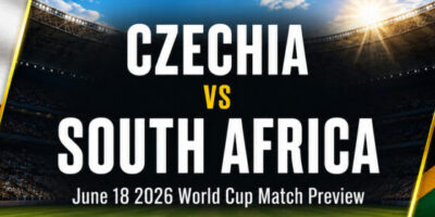 Czechia vs South Africa June 18th Group A