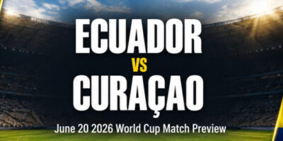 Ecuador vs Curacao June 20th Group E Matchday 2