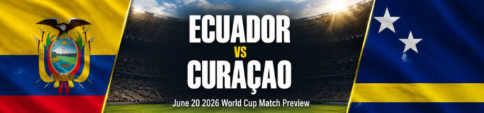 Ecuador vs Curaçao Prediction: World Cup Preview, Parlay & Best Bet