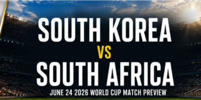 South Africa vs South Korea June 24 World Cup Group A Matchday 3
