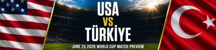 USA vs Turkey Prediction: World Cup Preview & Same Game Parlay – 6/25/2026
