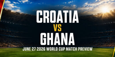 Croatia vs Ghana June 27 Group L World Cup 2026